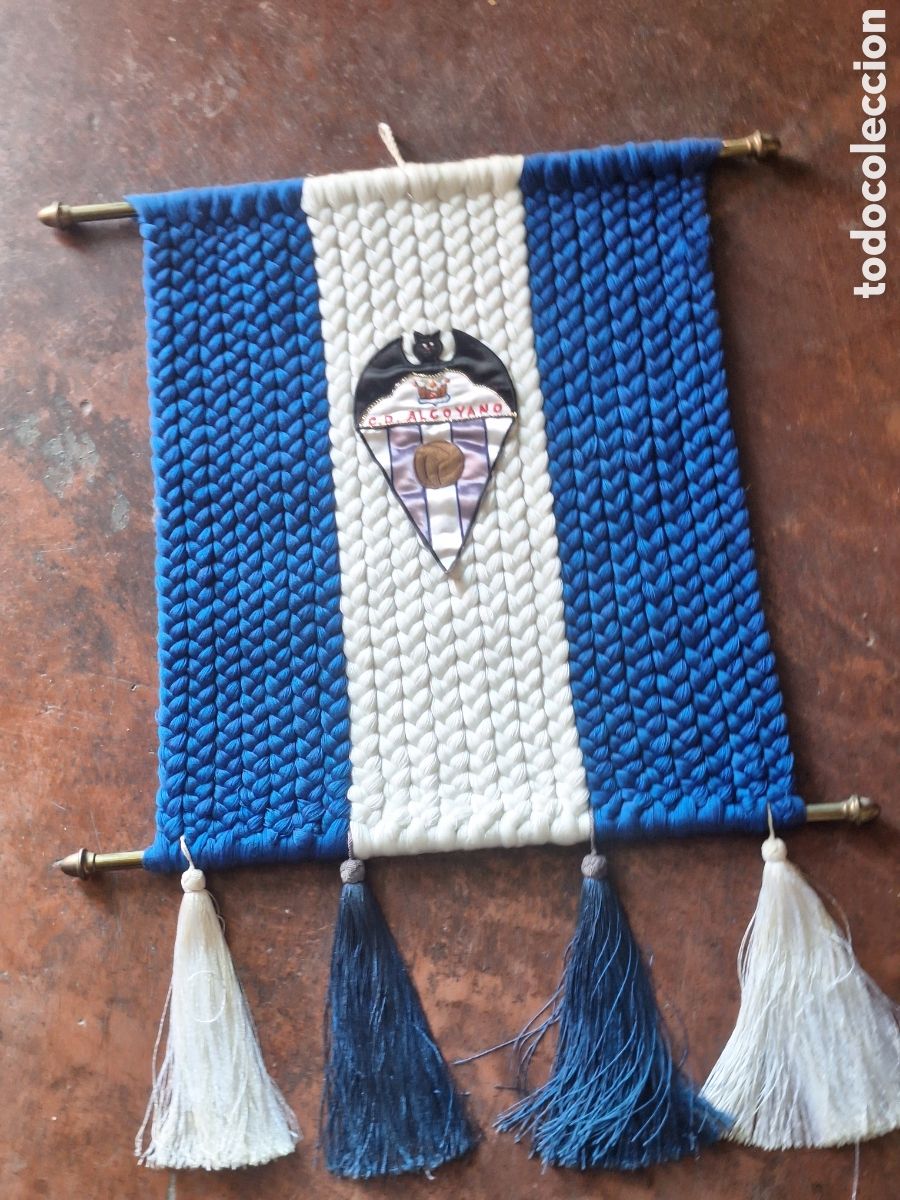 Banderines de colecci&oacute;n: Gran bander&iacute;n f&uacute;tbol club Alcoyano .