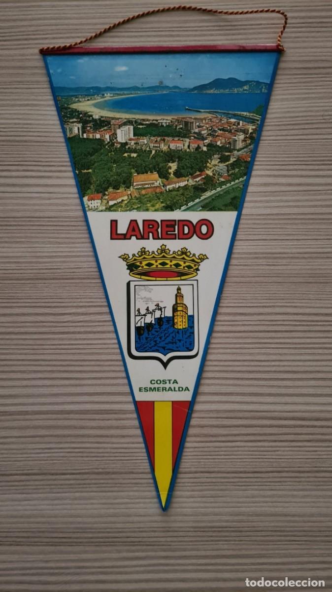 Banderines de colecci&oacute;n: ANTIGUO BANDERIN A&Ntilde;OS 60 - LAREDO - COSTA ESMERALDA