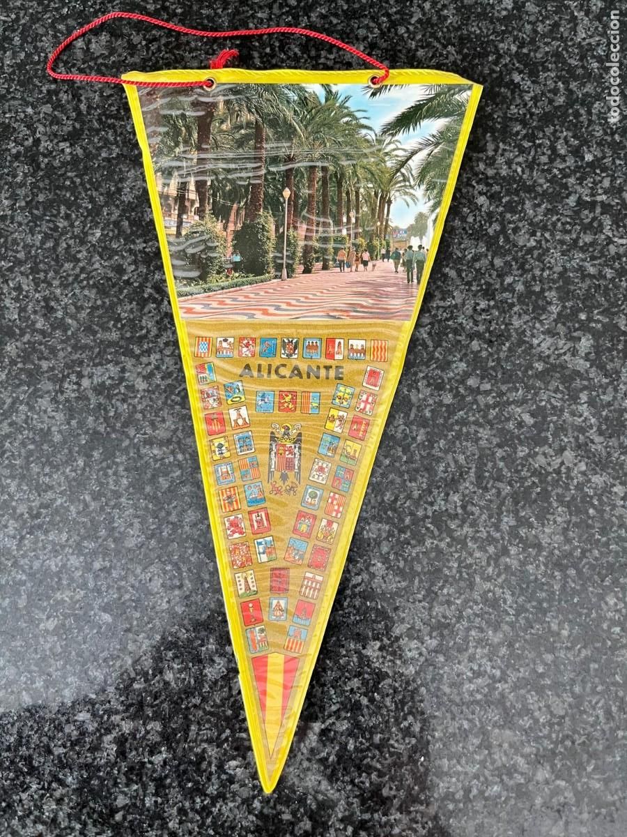 Banderines de colecci&oacute;n: banderin Alicante a&ntilde;os 60