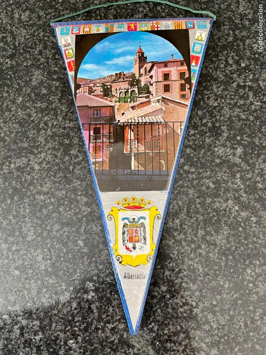 Banderines de colecci&oacute;n: bander&iacute;n Albarracin Terual a&ntilde;os 60