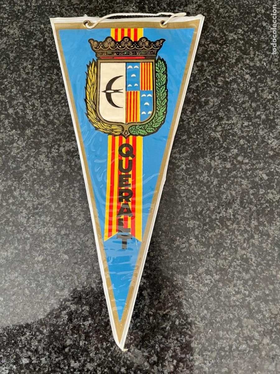 Banderines de colecci&oacute;n: banderin Santa Coloma de Queralt Tarragona a&ntilde;os 60