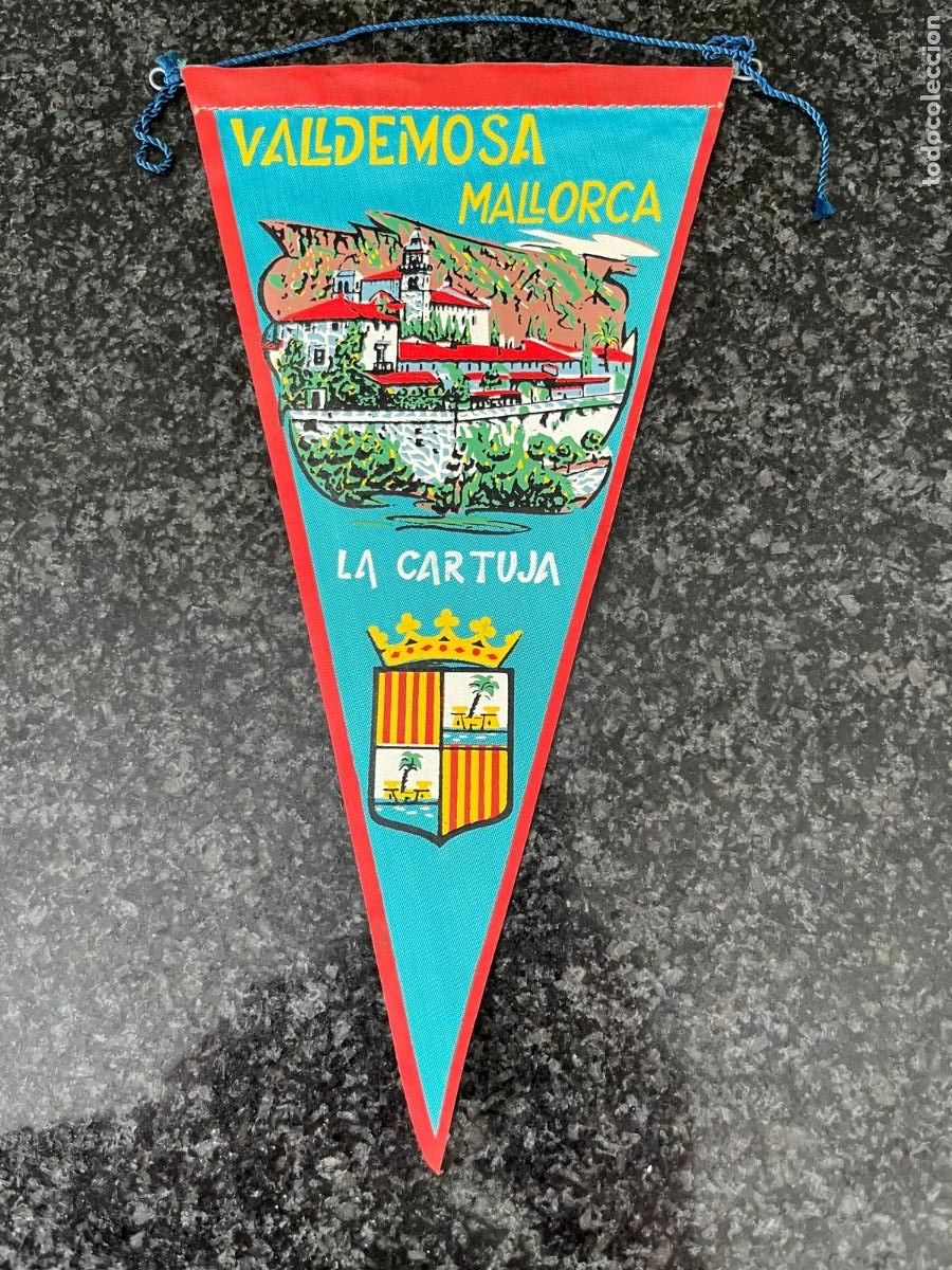 Banderines de colecci&oacute;n: banderin Valldemosa Mallorca la cartuja a&ntilde;os 60
