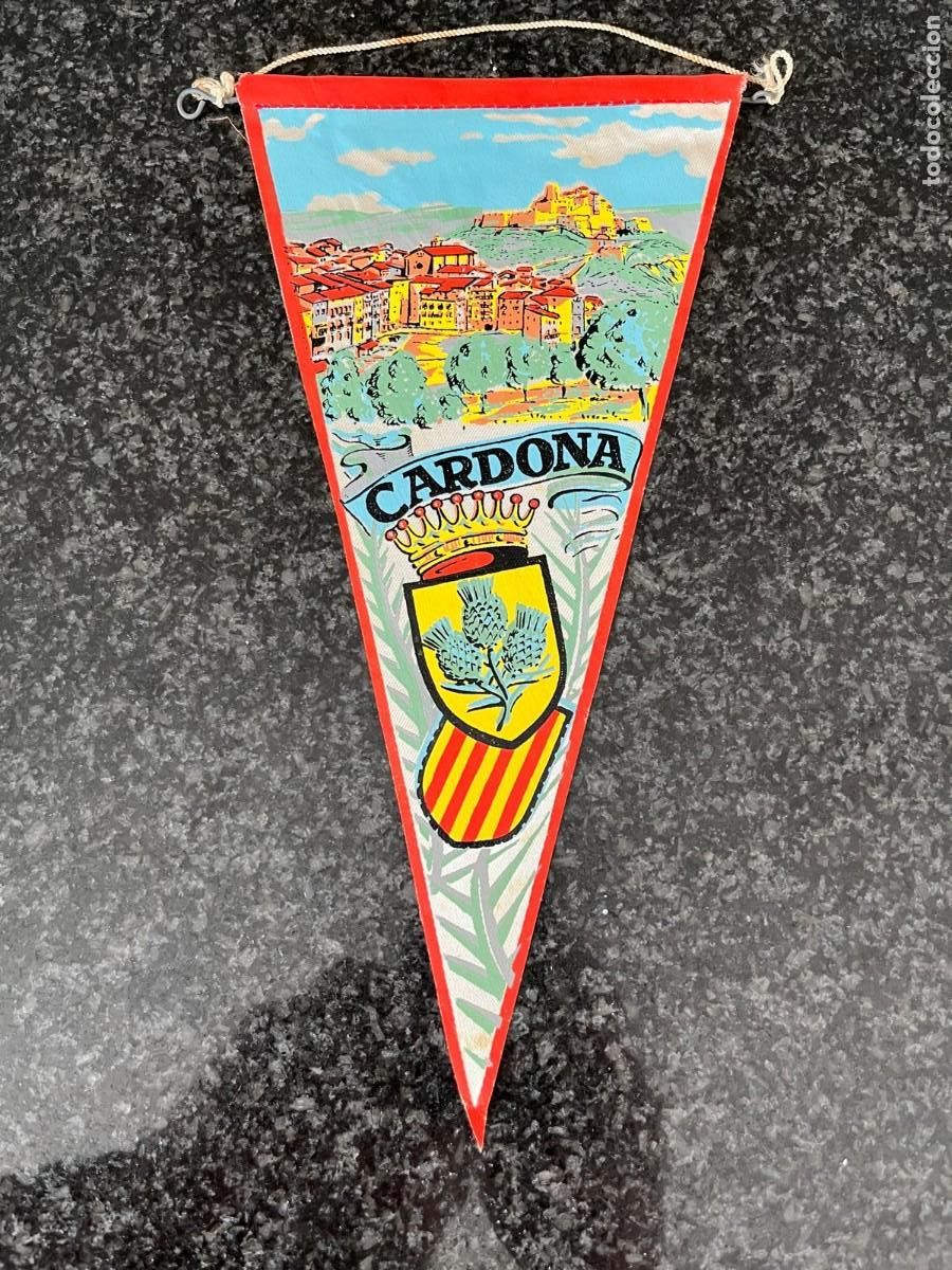 Banderines de colecci&oacute;n: banderin Cardona Barcelona a&ntilde;os 60