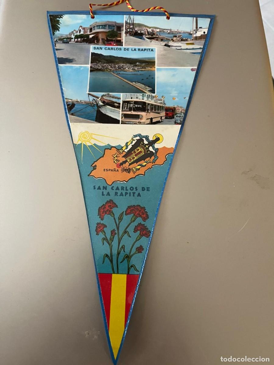 Banderines de colecci&oacute;n: banderin San Carles de la Rapita Tarragona a&ntilde;os 60