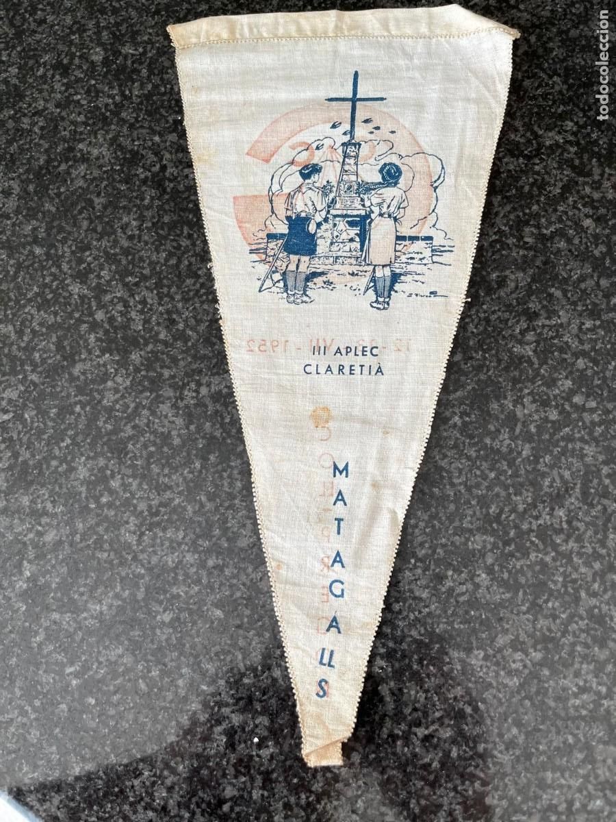Banderines de colecci&oacute;n: banderin III APLEC CLARETIA MATAGALLS A&ntilde;os 50