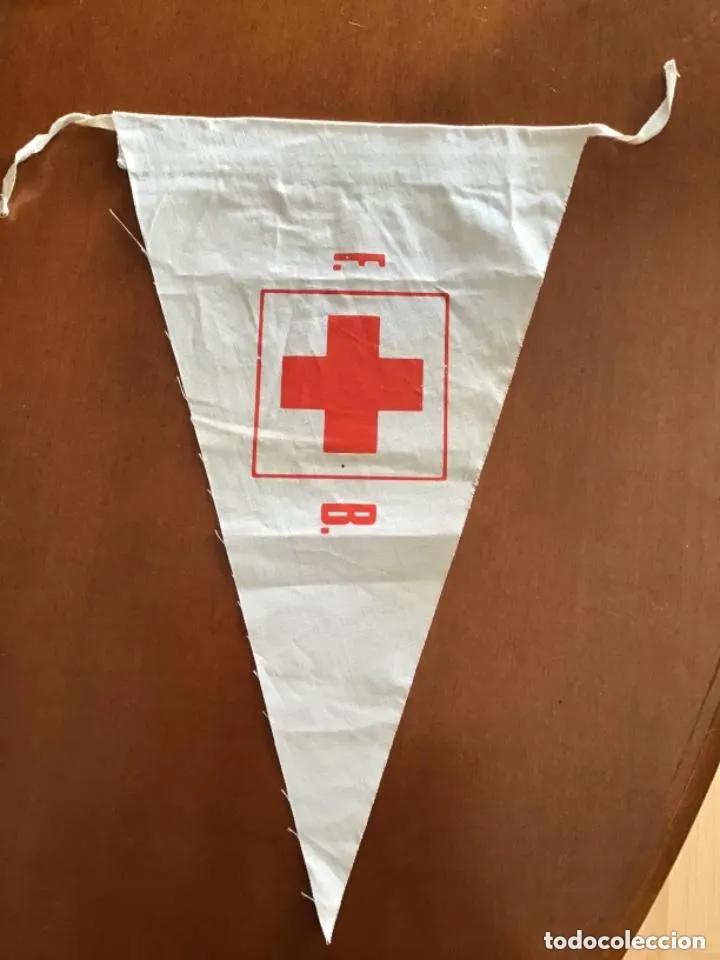 Banderines de colecci&oacute;n: BANDER&Iacute;N DE LA CRUZ ROJA F. B . A&Ntilde;OS 60 - 70