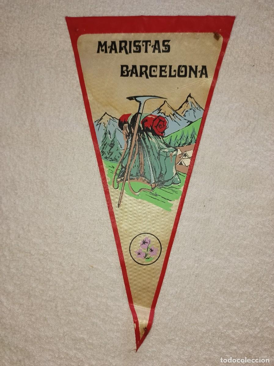 Banderines de colecci&oacute;n: Bander&iacute;n vintage Maristas de Barcelona
