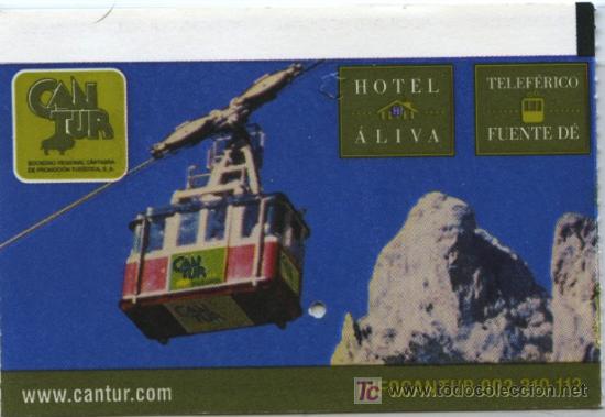 Colecionismos Bilhetes de Transporte: BILLETE DE TELEFERICO DE ASTURIAS // TELEFERICO DE FUENTE DE