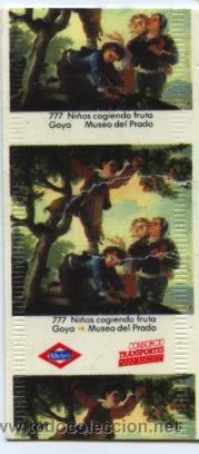 Coleccionismo Billetes de transporte: BILLETE DE METRO DE MADRID// BILLETE DE METRO COLECCION   GOYA MUSEO DEL PRADO // 1989-90