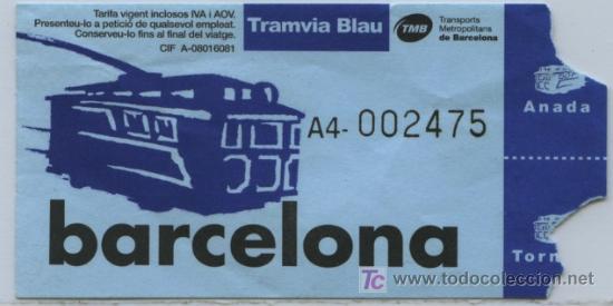 Colecionismos Bilhetes de Transporte: (F14//4) BILLETE DE TRANVIA DE BARCELONA // TRANVIA DEL TIBIDABO // IDA Y VUELTA
