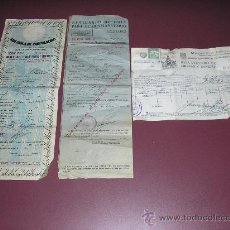Coleccionismo Billetes de transporte: GUIA UNICA DE CIRCULACION / GUIA PECUARIA DE ORIGEN Y SANIDAD **AÑO 1946** SAN HILARIO/SALT. Lote 12520349