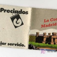 Coleccionismo Billetes de transporte: LIBRILLO DE TRANSPORTE PUBLICO DE LA COMUNIDAD DE MADRID 1994 - PATROCINADO POR GALERIAS PRECIADOS