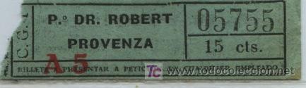 Colecionismos Bilhetes de Transporte: (F06//8) BILLETE DE LA COMPA&Ntilde;IA GENERAL DE TRANVIAS DE BARCELONA // EMPORIUM