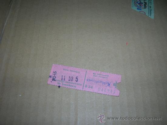 Collectables Transport Tickets: Billete de transporte. Umsteige - Sammelkarte f&Uuml;r Erwachsene. - Usado, , ver foto.