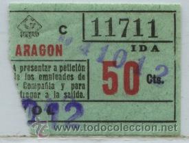 Colecionismos Bilhetes de Transporte: (F33//4-50) GSC 117 METRO - BILLETE DEL METRO DE BARCELONA // ARAGON