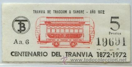 Coleccionismo Billetes de transporte: (F23//8) GSC 196 BCN - BILLETE DEL CENTENARIO DEL TRANVIA DE BARCELONA