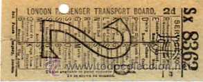 Collectables Transport Tickets: Billete. London Pasenger Transport Board.