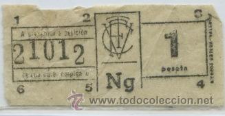 Coleccionismo Billetes de transporte: GSC 210 VALENCIA - DE TRANVIA DE VALENCIA