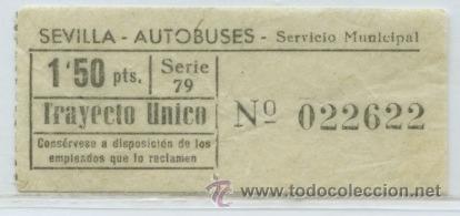 Coleccionismo Billetes de transporte: GSC 226 SEVILLA