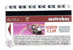 Coleccionismo billetes de transporte: TICKET METROBUS DE ROMA - Foto 1
