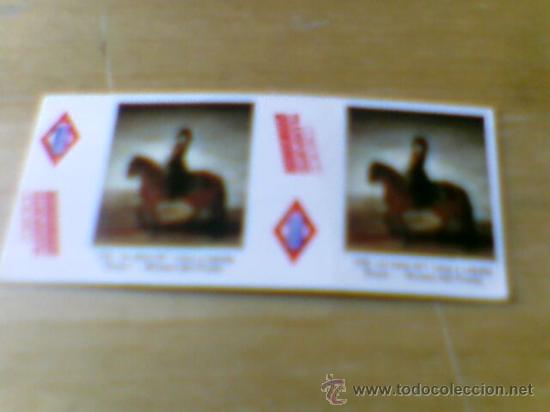 Coleccionismo billetes de transporte: Billete metro 1989 tema Goya Museo Prado La reina M&ordf; Luisa a caballo BE