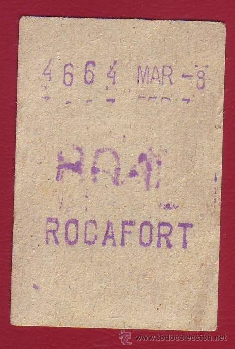 Sammeln von Fahrkarten: BILLETE DEL FERROCARRIL METROPOLITANO - METRO DE BARCELONA - CAPICUA.