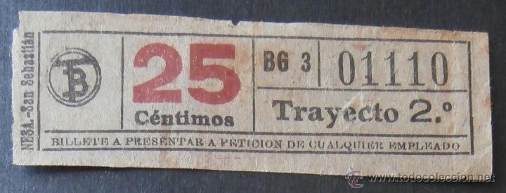 Coleccionismo Billetes de transporte: BILLETE TRANV&Iacute;A DE BARCELONA (TB) \ TRAYECTO 2 \ 25 CTS - CAPICUA