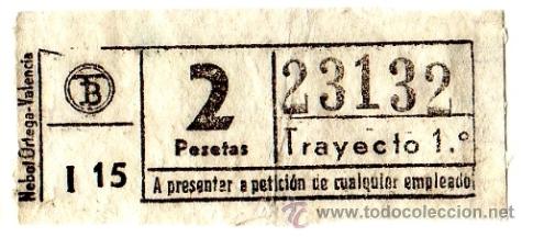 Coleccionismo Billetes de transporte: Billete Tranv&iacute;a de Barcelona \ 2 ptas \ Trayecto 1 \ Capicua