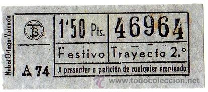 Colecionismos Bilhetes de Transporte: BILLETE TRANV&Iacute;A DE BARCELONA \ 1,50 PTAS \ FESTIVO \ TRAYECTO 2 \ CAPICUA