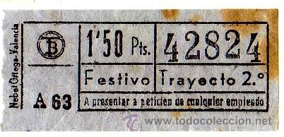 Collectables Transport Tickets: BILLETE TRANV&Iacute;A DE BARCELONA \ 1,50 PTAS \ FESTIVO \ TRAYECTO 2 \ CAPICUA