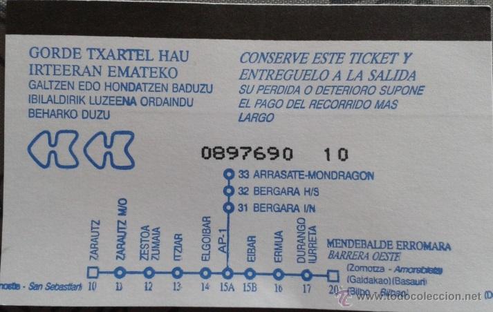 Coleccionismo billetes de transporte: TICKET AUTOPISTA - Foto 1
