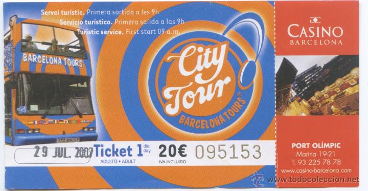 Coleccionismo Billetes de transporte: (F27//7) BILLETE DE BUS TURISTIC DE BARCELONA / 2007