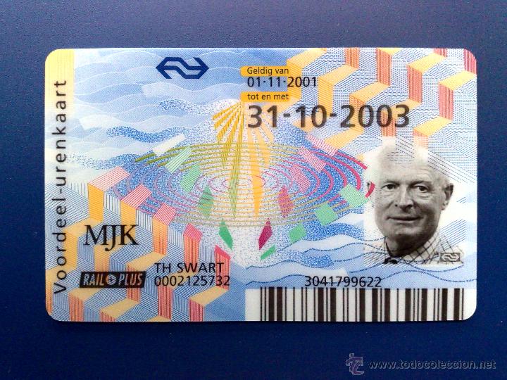 Sammeln von Fahrkarten: TARJETA PERSONAL,SOCIO TRANSPORTE PUBLICO,ABONO TREN N.S. 2001-2003-MJK-RAIL+PLUS.