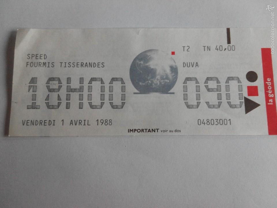 Collectionnisme Billets de transport: TICKET DE APARCAMIENTO PARIS FRANCIA A&Ntilde;O 1988