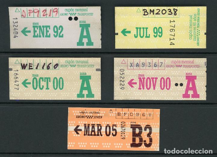 Colecionismos Bilhetes de Transporte: BILLETES DEL METRO DE MADRID // CUPON MENSUAL