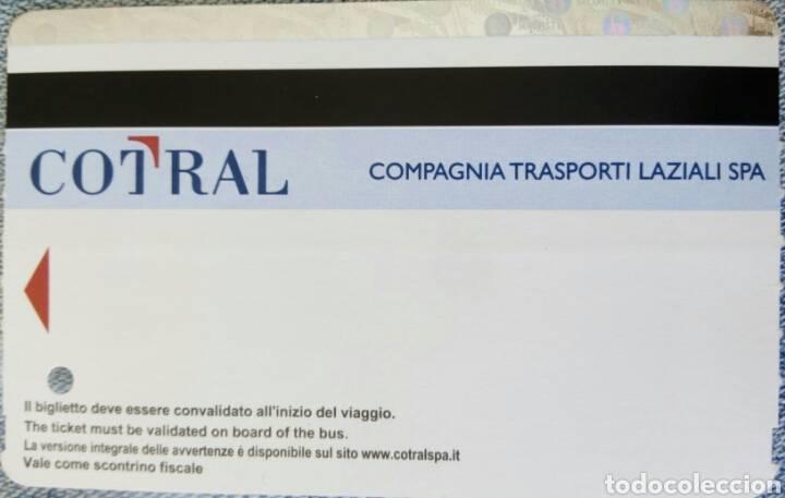 Coleccionismo billetes de transporte: BILLETE BUS DE LAZIO - Foto 1