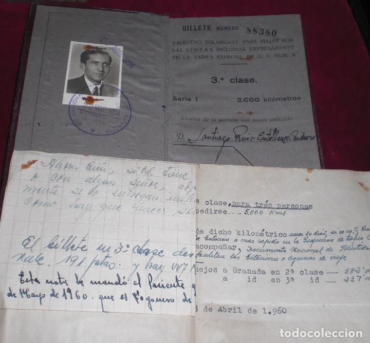 Coleccionismo Billetes de transporte: Billete kilometrico renfe tarifa 9 1954