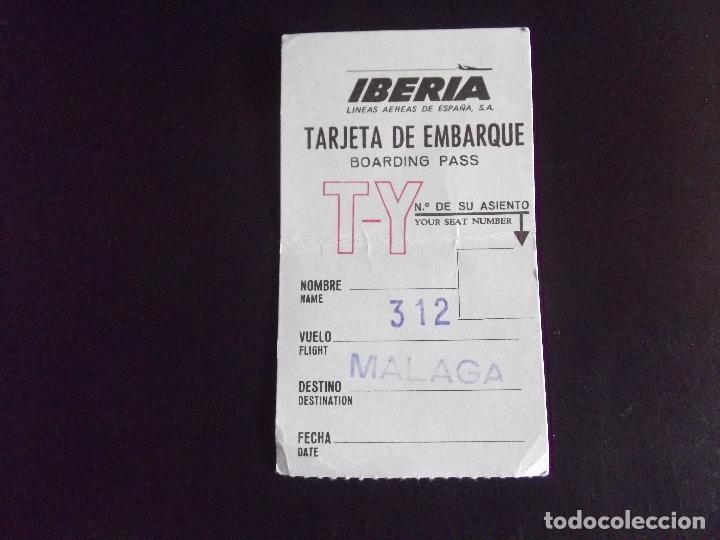Collectionnisme Billets de transport: TRANSPORTE-V37-IBERIA-TARJETA DE EMBARQUE