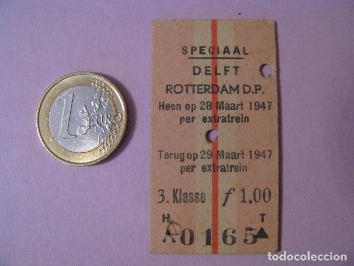 Sammeln von Fahrkarten: BILLETE DE TRANSPORTE DE ROTTERDAM, HOLANDA, PA&Iacute;SES BAJOS, 1947.