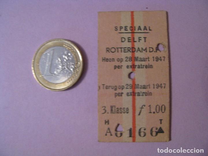Collectionnisme Billets de transport: BILLETE DE TRANSPORTE DE ROTTERDAM, HOLANDA, PA&Iacute;SES BAJOS, 1947.