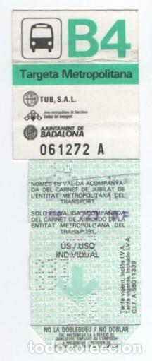 Sammeln von Fahrkarten: (ALB-TC-20) BONO BUS AJUNTAMENT DE BADALONA