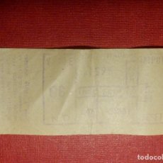 Coleccionismo Billetes de transporte: BILLETE DE TRANSPORTE - AUTOBUS - EMT - MADRID - LINEA 47 - AÑO 1968