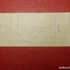 Coleccionismo Billetes de transporte: BILLETE DE TRANSPORTE - AUTOBUS - EMT - MADRID - LINEA 22 - AÑO 1968