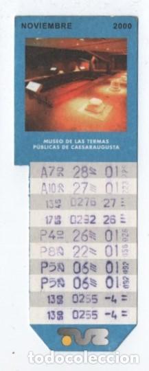 Colecionismos Bilhetes de Transporte: (ALB-TC-20) BONO BUS TRANSPORTES URBANOS DE ZARAGOZA
