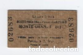 Coleccionismo billetes de transporte: (ALB-TC-23) BILLETE FERROCARRIL TREN FERROCARRILES ARGENTINOS BILLETE PARA PERRO