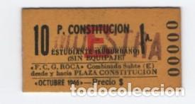 Coleccionismo billetes de transporte: (ALB-TC-23) BILLETE FERROCARRIL TREN FERROCARRILES ARGENTINOS MUESTRA  00000 ESTUDIANTE
