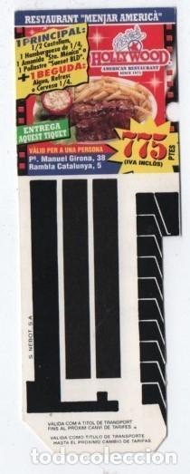 Colecionismos Bilhetes de Transporte: (ALB-TC-23) BONO BUS TARJETA METROPOLITANA BARCELONA