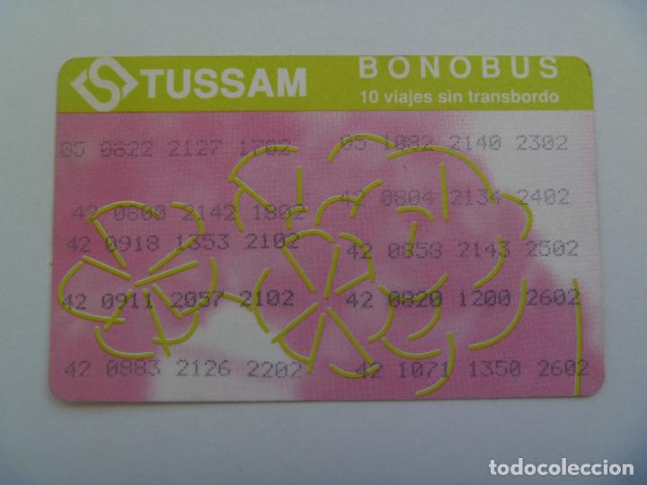 Collectionnisme Billets de transport: BONOBUS DE 10 VIAJES DE TUSSAM , EMPRESA DE AUTOBUSES URBANOS DE SEVILLA
