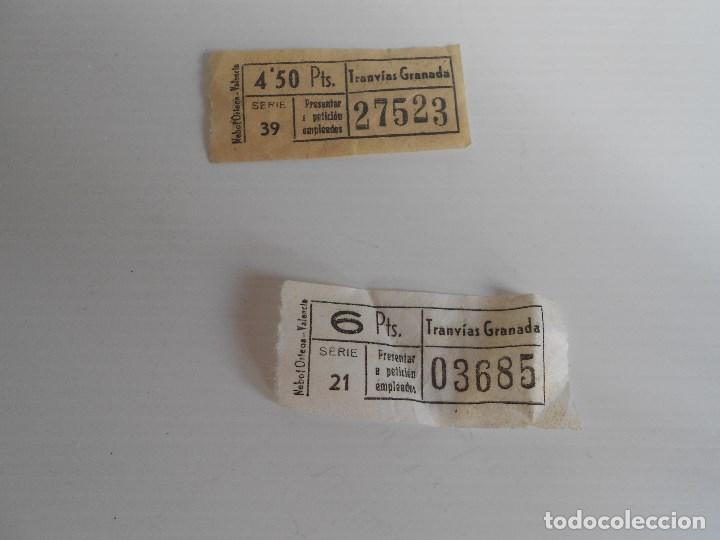 Collectionnisme Billets de transport: billete trnsporte tranvias de granada