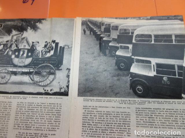 Sammeln von Fahrkarten: ARTICULO 1959 - HABLEMOS DEL AUTOBUS HISTORIA DEL VEHICULO DESDE EL RIPER EMT DE MADRID - 9 PAGINAS